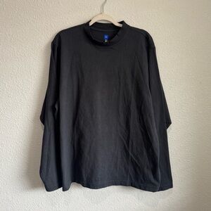 Yeezy YZY x GAP Mens Medium Black Long Sleeve Thick Long Sleeve Tshirt‎ Minimal